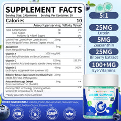 CelestiaCare blueberry-flavor gummies pack offers a tasty way to support comfortable vision.
