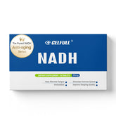 CELFULL NADH 40mg bottle showing four-layer coating for absorption