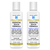 Cellfood Essential Silica bottle highlights convenient daily use for gentle supplementation.