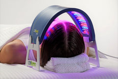 Celluma Home LED therapy side panel highlights slim, portable silhouette
