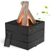 Cemobene campfire light diffuser showing warm ambience.