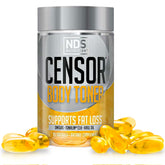 Censor bottle front showing 90 softgels for daily energy support.