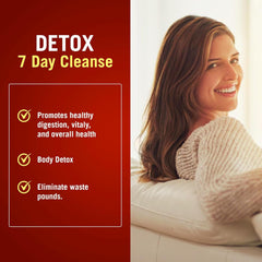 Label close-up of The Cleaner Detox showing vegetarian formula