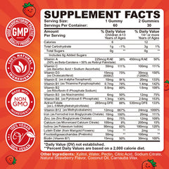 CFILIHTC Kids Multivitamin ingredients label shows iron and vitamins for growth.