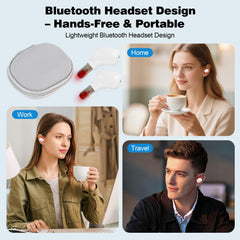 Cgkvz Bluetooth headset-inspired design enables hands-free ease of use.