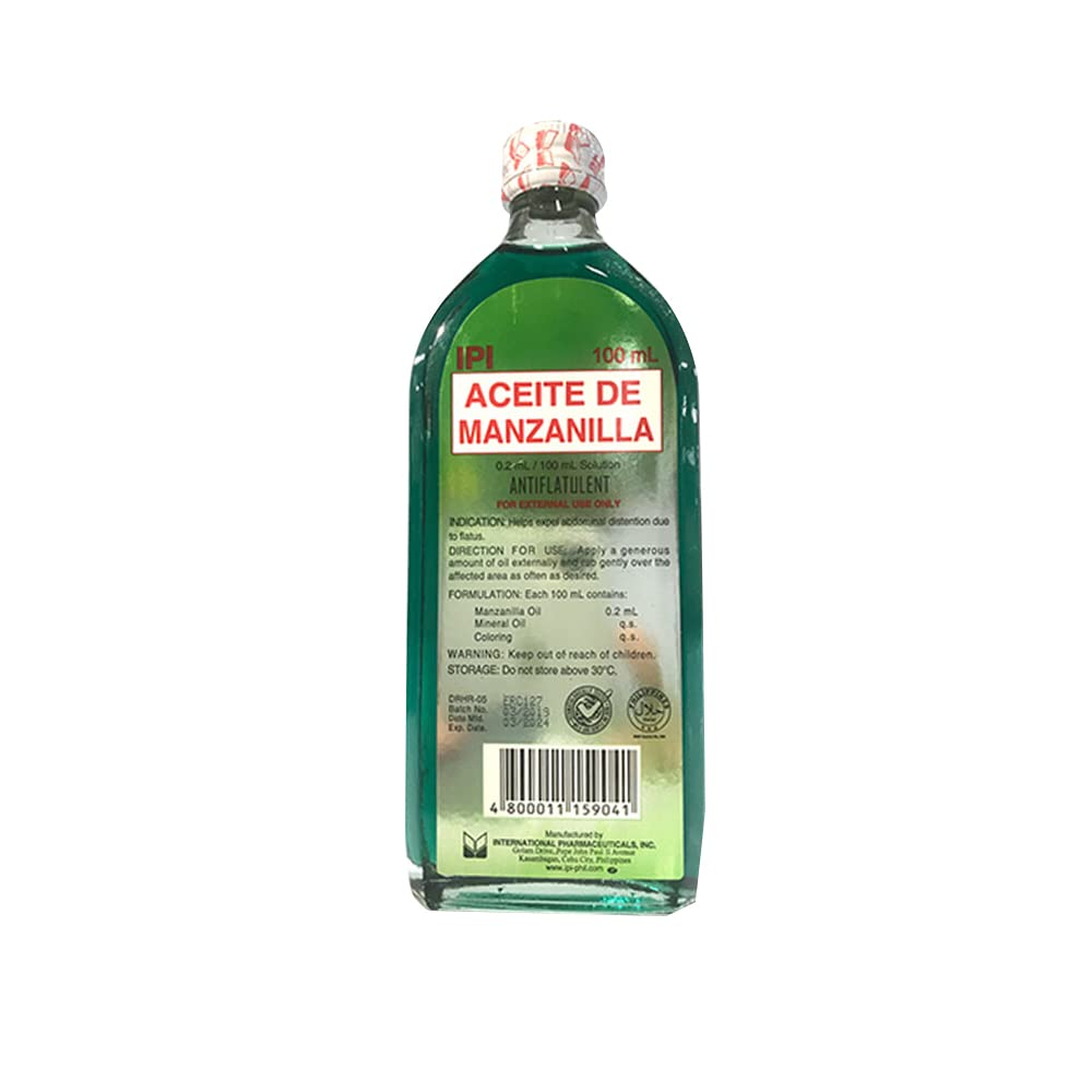 Chamomile Oil two 60ml bottles for external use and abdominal comfort.