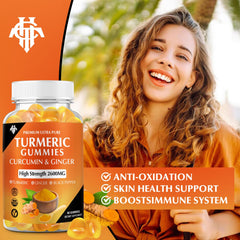 CHANUBITO turmeric gummies packaging shown for travel-friendly daily routine.