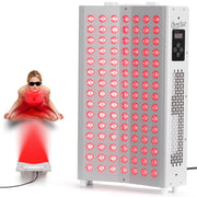 Charmpilot curved panel front view showing 105 LEDs for targeted therapy sessions