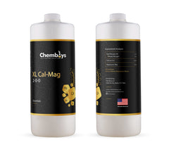 Chemboys XL Cal-Mag dosing cup highlights simple measurement for precise application.