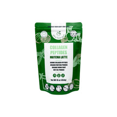 Chérie Sweet Heart collagen matcha latte bottle showcasing premium blend for sustained energy.