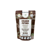 Cherie Sweet Heart collagen peptides chocolate bottle showing hydrolyzed formula for skin and joints