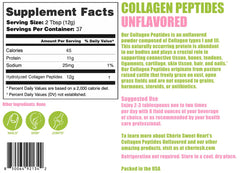 Chérie Sweet Heart collagen powder closeup, unflavored and blends into drinks.