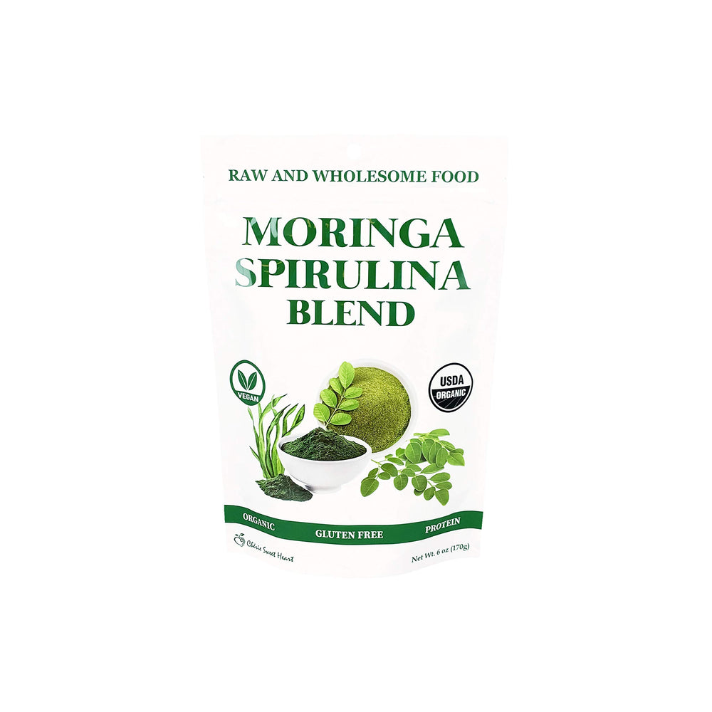 Chérie Sweet Heart bag front with Moringa & Spirulina for daily vitality