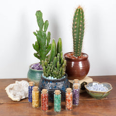 Cherry Tree Collection half-pound tiger's eye chips ideal for decorative planters.
