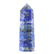 Cheungshing crystal wand hexagonal points close-up enhances meditation focus