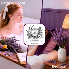CHFILZLE 60-hour burn with natural wax provides hours of aroma