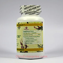 Kidney Chi capsules close-up showing vegan, non-GMO formula.