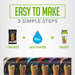 Chike high protein iced coffee sampler caramel flavor bottle with rich aroma and protein