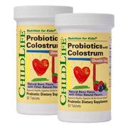 CHILDLIFE ESSENTIALS ChildBiotics berry chewables bottle label for daily probiotic support