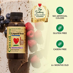 CHILDLIFE ESSENTIALS dosing spoon helps caregivers measure accurately.