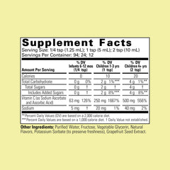 ChildLife Essentials Liquid Vitamin C dosing spoon demonstrates easy daily administration for kids and immune support.