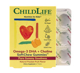 CHILDLIFE ESSENTIALS Omega-3 SoftChews front packaging for easy daily brain support.