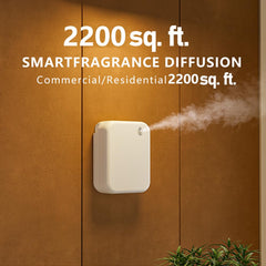 CHINNTEIKA diffuser top view shows compact design for spacious areas.