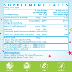 ChiQwench 500mg calcium tablets highlight high absorption for growing kids