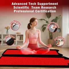 Cholas 74x77 blanket coverage supports comfortable full-body light exposure.