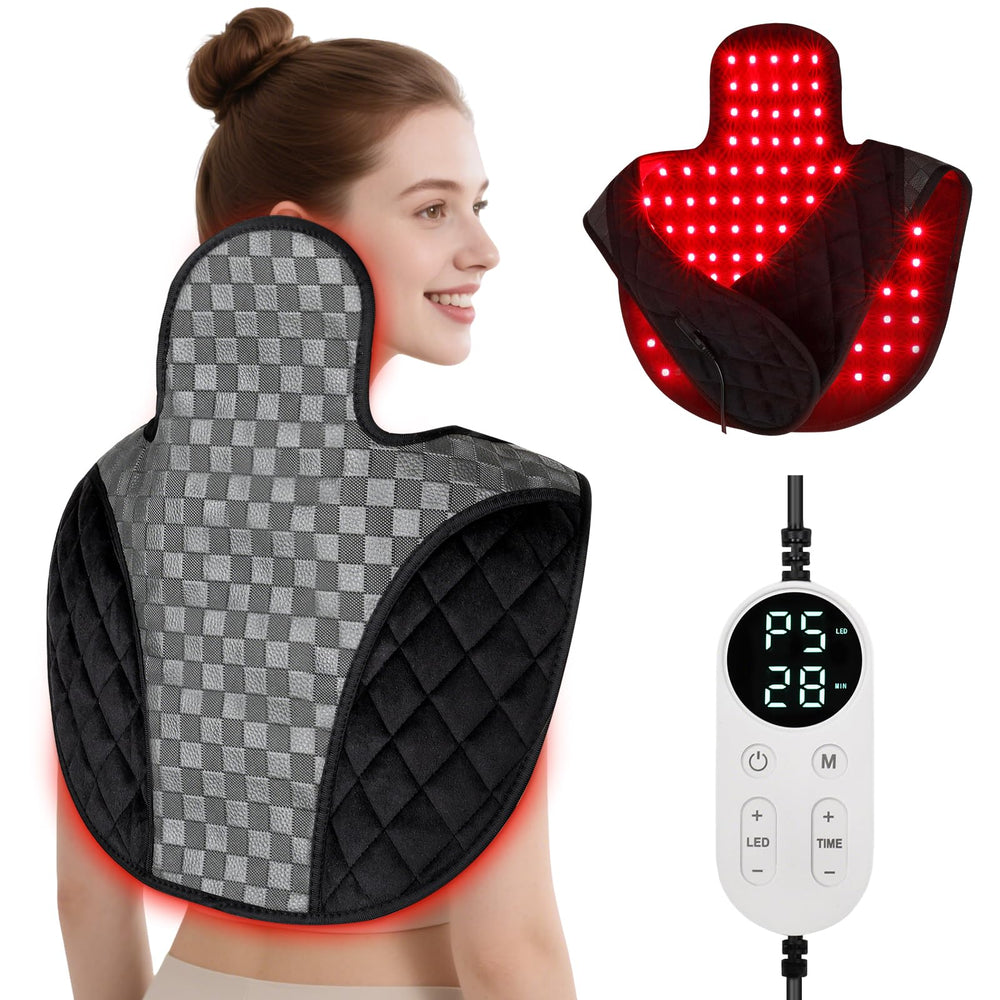 Cholas red light therapy shoulder-neck pad provides targeted relaxation for the upper body