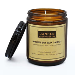 ChoqakQAr lavender teal bottle candle offers a soothing aroma for cozy evenings