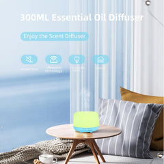 CHOUWEEK 7-color LED diffuser with soothing ambient lighting