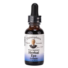Christopher's Eyebright liquid bottle for daily eye wellness support and easy use