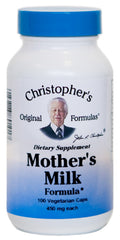 Christopher's Lactation Formula bottle close-up showing herbal blend for nursing support