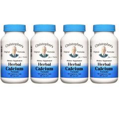 Christopher's Original Formulas Herbal Calcium bottle front for natural bone support