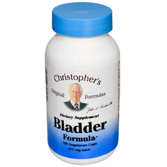 Christopher's Original Formulas Bladder Formula bottle supports balanced urinary function during daily activities.