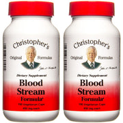 Christopher's Original Formulas Blood Stream Formula bottle with 100 vegetarian capsules for daily circulation support