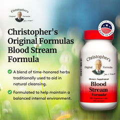 Daily-use pack image showing easy integration of Christopher's Blood Stream Formula into routines