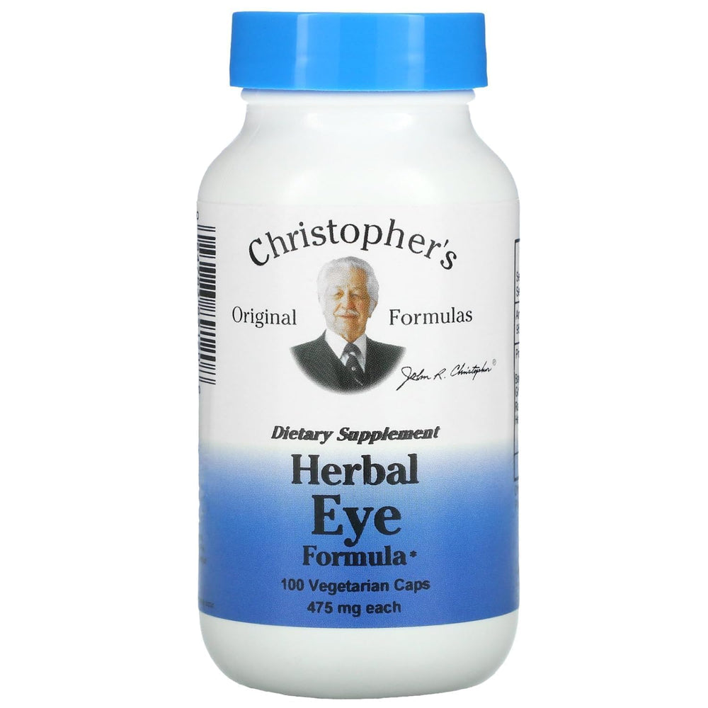 Christopher's Original Formulas Eye Formula bottle viewed for daily eye support