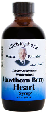 Christopher's Original Formulas Hawthorn Berry Heart Syrup bottle for daily use.