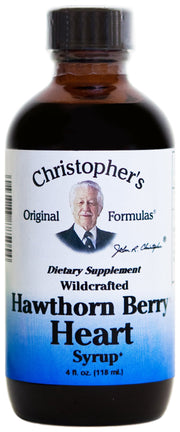 Christopher's Original Formulas Hawthorn Berry Heart Syrup bottle for daily use.