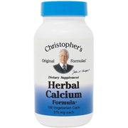 Christopher's Original Formulas Herbal Calcium bottle with capsules supports daily bone health