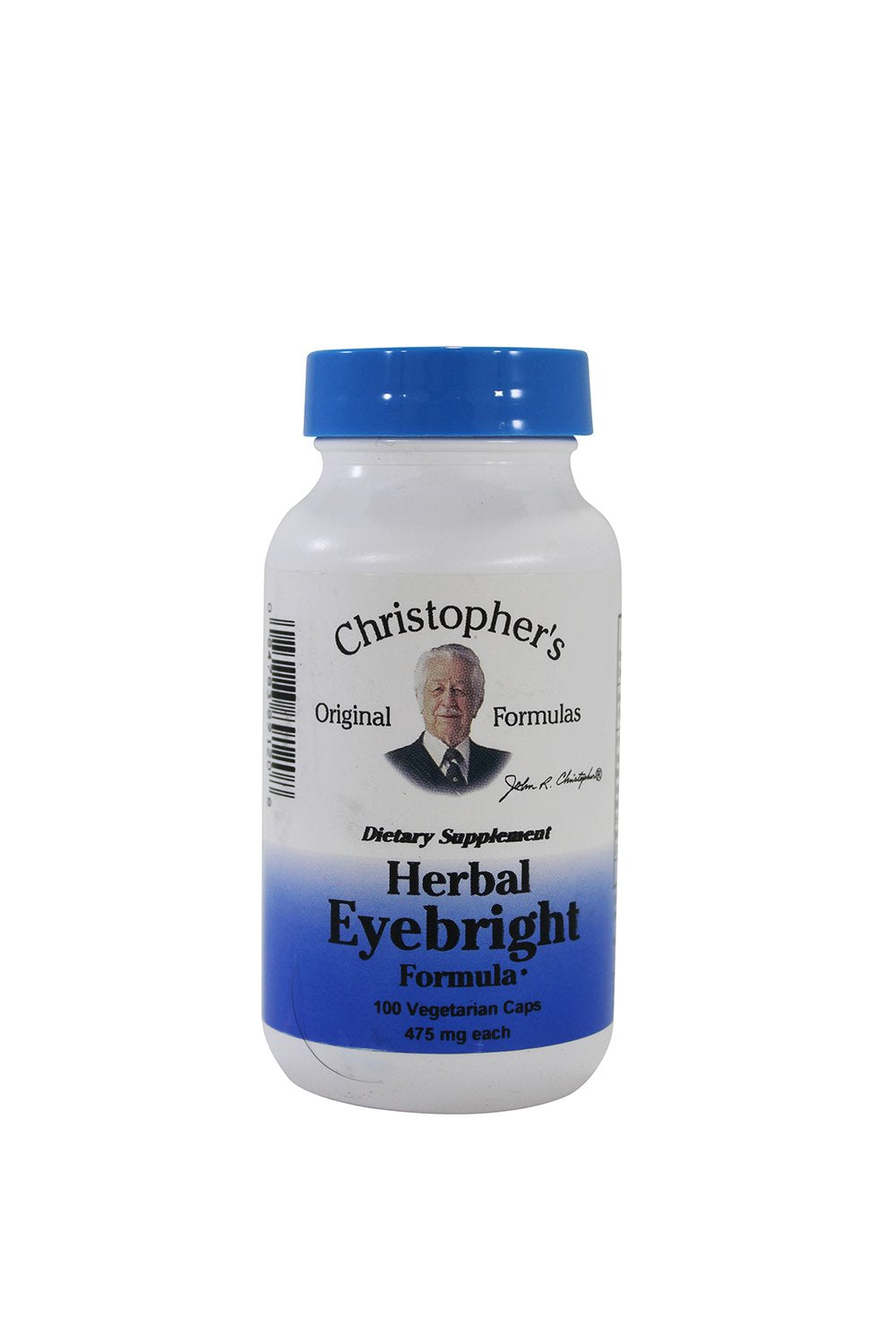 Christopher's Original Formulas Herbal Eye Formula bottle front shows a natural, whole-food blend for eye support