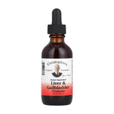Christopher's Original Formulas Liver & Gallbladder bottle, promoting detox-friendly herbal support.