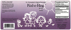 Made in USA Kid-e-Reg, a trusted herbal formula for families.