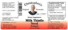 Christopher's Original Formulas Milk Thistle Seed packaging-scene for easy use