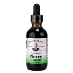 Christopher's Original Formulas Nerve Formula bottle with dropper supports daily calm.