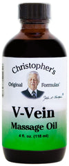 Christopher's Original Formulas V-Vein Massage Oil bottle for soothing massages
