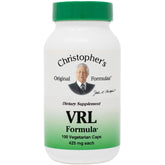 Christopher's VRL Formula bottle promoting daily immune support and vitality.