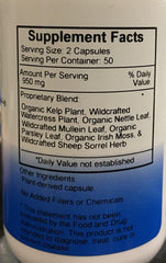 Christopher's Thyroid Maintenance herbal blend – dried herbs illustrating natural thyroid support